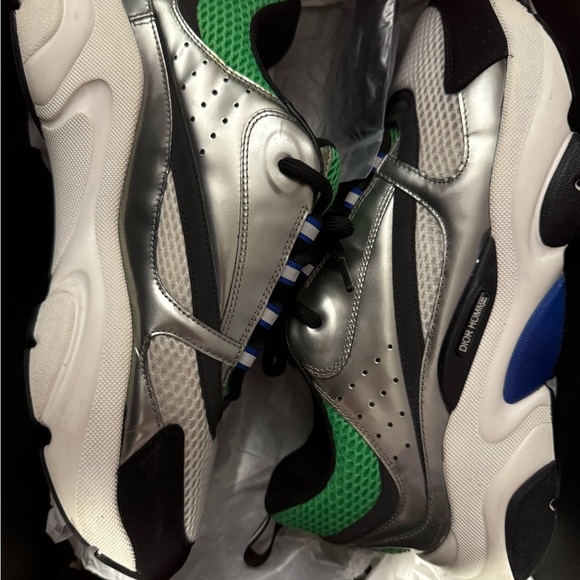 DIOR B22 SLIVER/GREEN/WHITE/BLUE size 43.5 - Picture 2 of 7